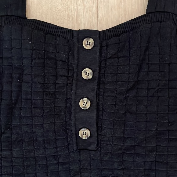 FP Beach Short n Sweet Sweater Dress Black, SIZE LARGE NEW. 0203 - Picture 6 of 8